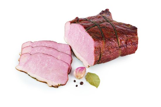 Obrazek Szynka tradycyjna z tłuszczykiem z  Ras Polskich